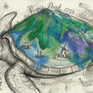Nevis Peak Turtle Poster