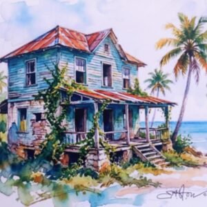 Old Chattel House Poster