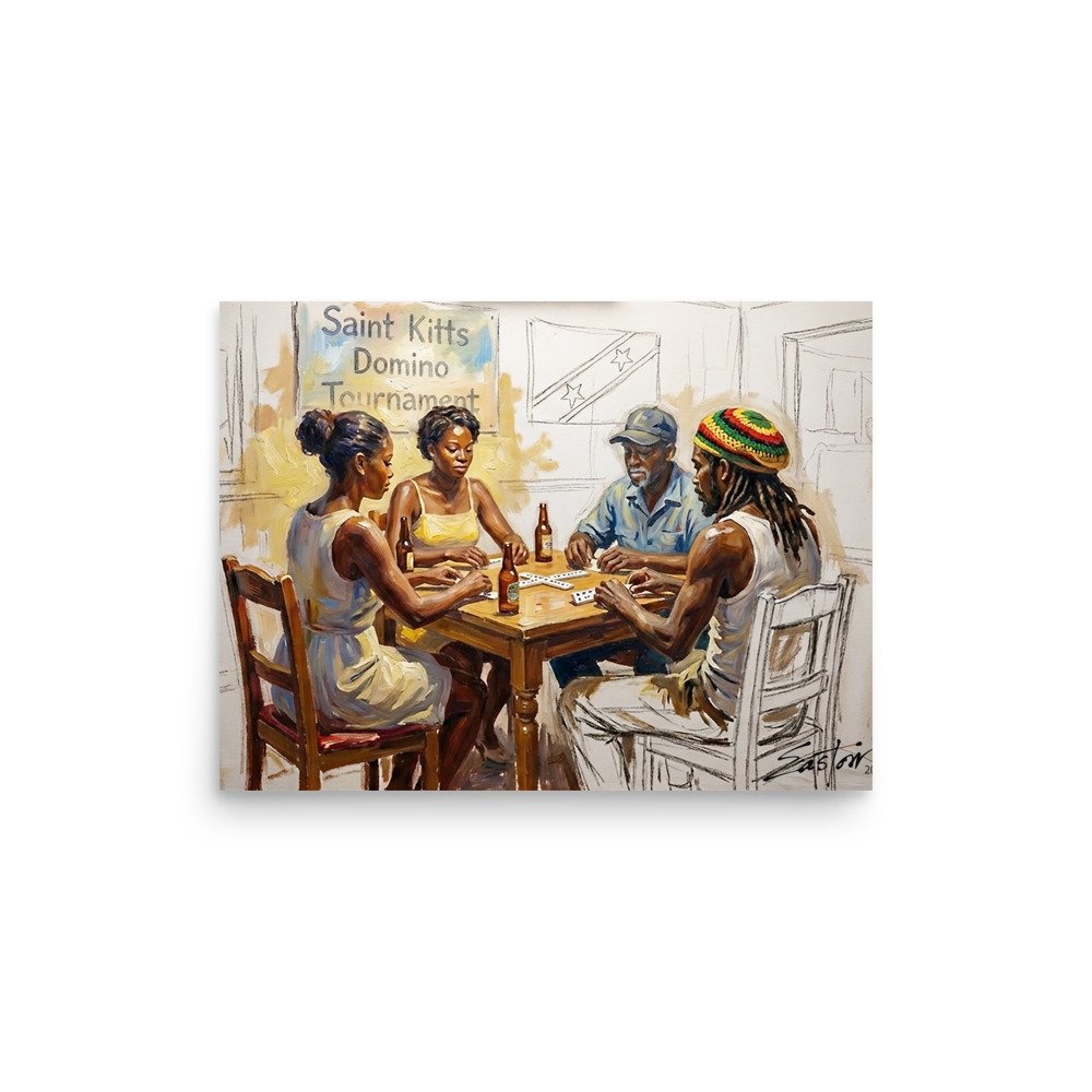 Caribbean Domino Tournament Poster - Image 5