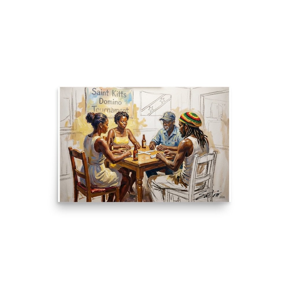 Caribbean Domino Tournament Poster - Image 6