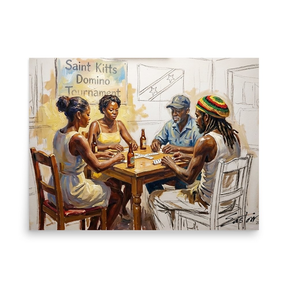 Caribbean Domino Tournament Poster - Image 8