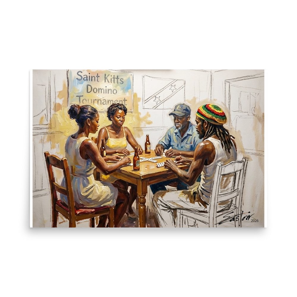 Caribbean Domino Tournament Poster - Image 10