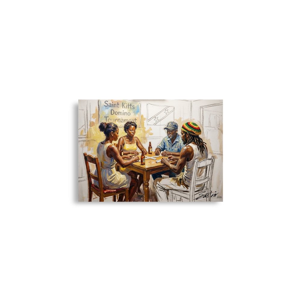 Caribbean Domino Tournament Poster - Image 3